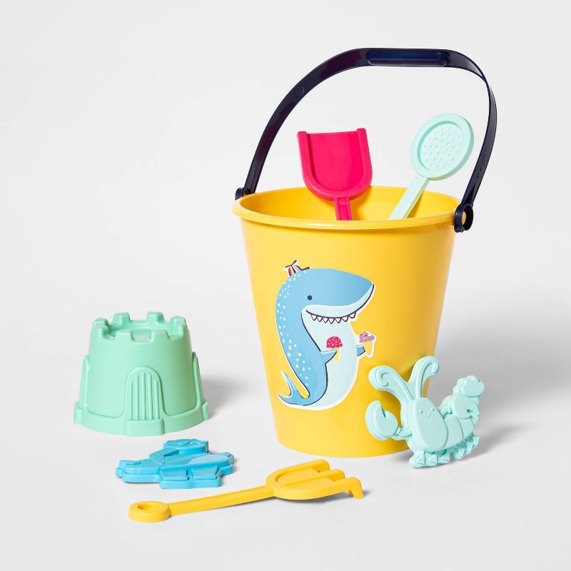 7pc Shark Sand Bucket Set - Sun Squad™