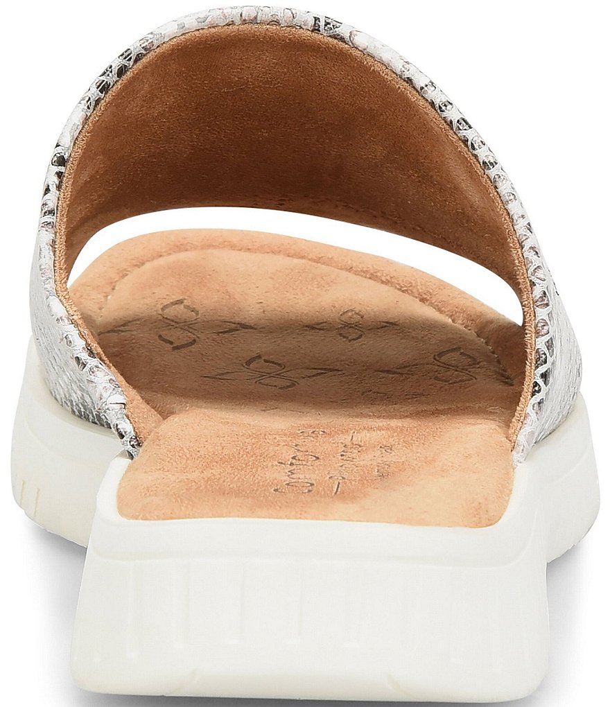Comfortiva Carmila Snake Print Sporty Slides