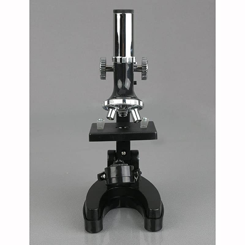 M30-ABS-KT1-WM 120X-240X-300X-480X-600X-1200X Educational Metal Arm Kids Compound Microscope Kit + Book