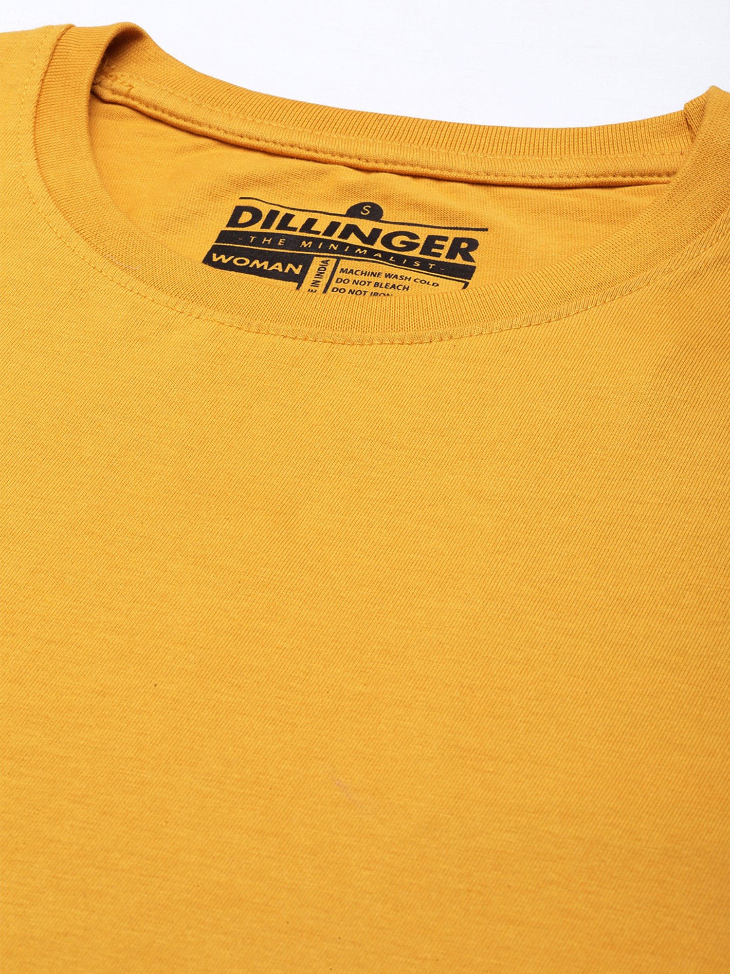 Dillinger Mustard Cotton T-Shirt