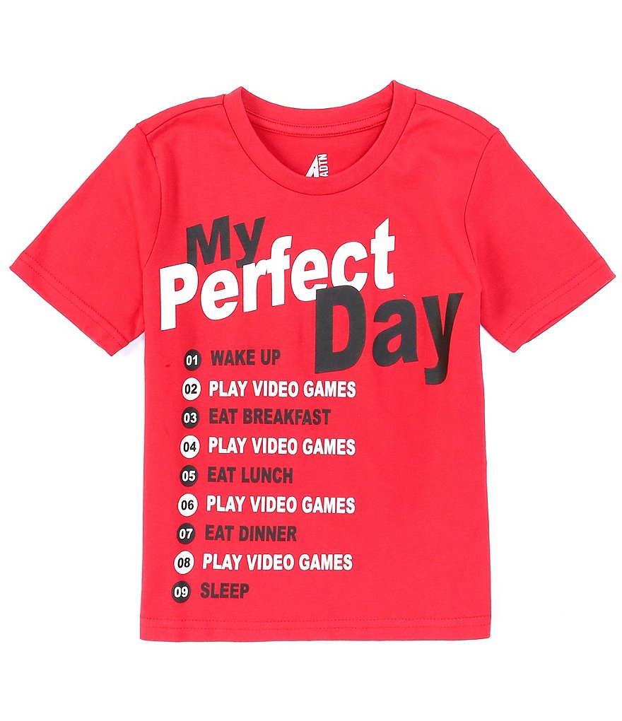 Hollywood Little Boys 4-7 Short-Sleeve Perfect Day Video Games Tee
