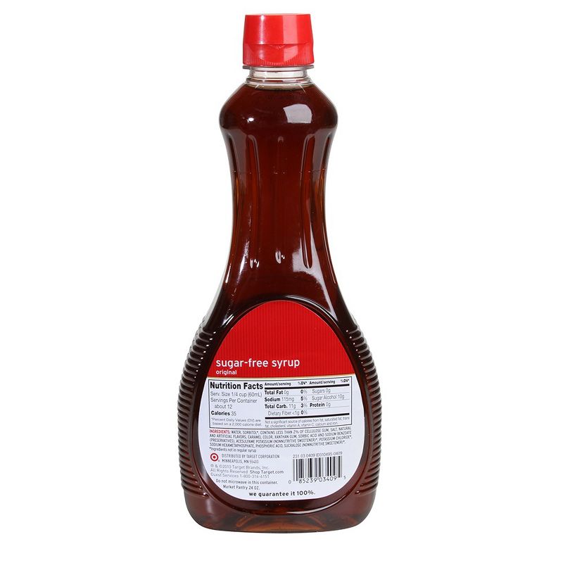 Sugar Free Syrup - 24 fl oz - Market Pantry™