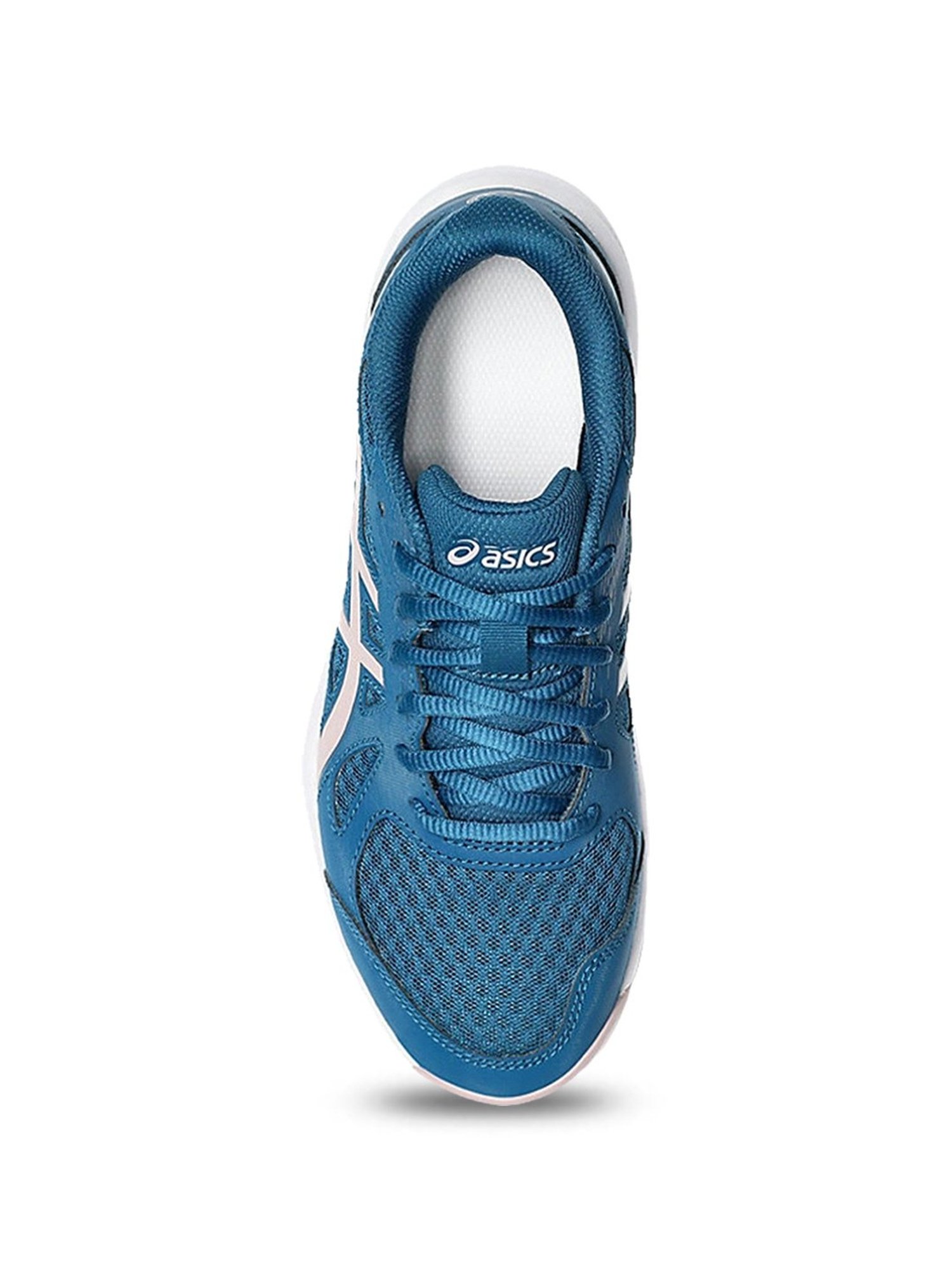 Asics Women's UPCOURT 6 Blue Indoor Court Shoes