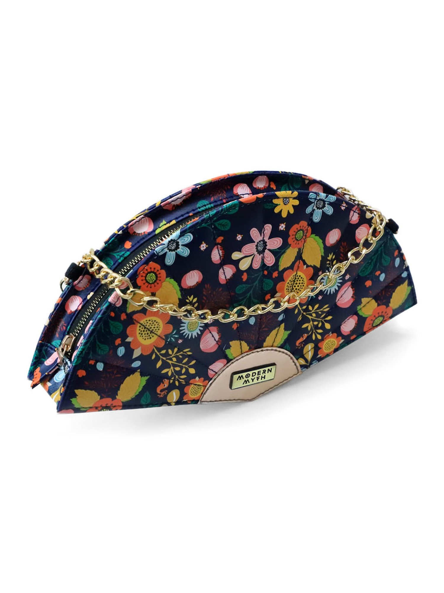 Modern Myth Multicolor Printed Medium Fan Cross Body Bag