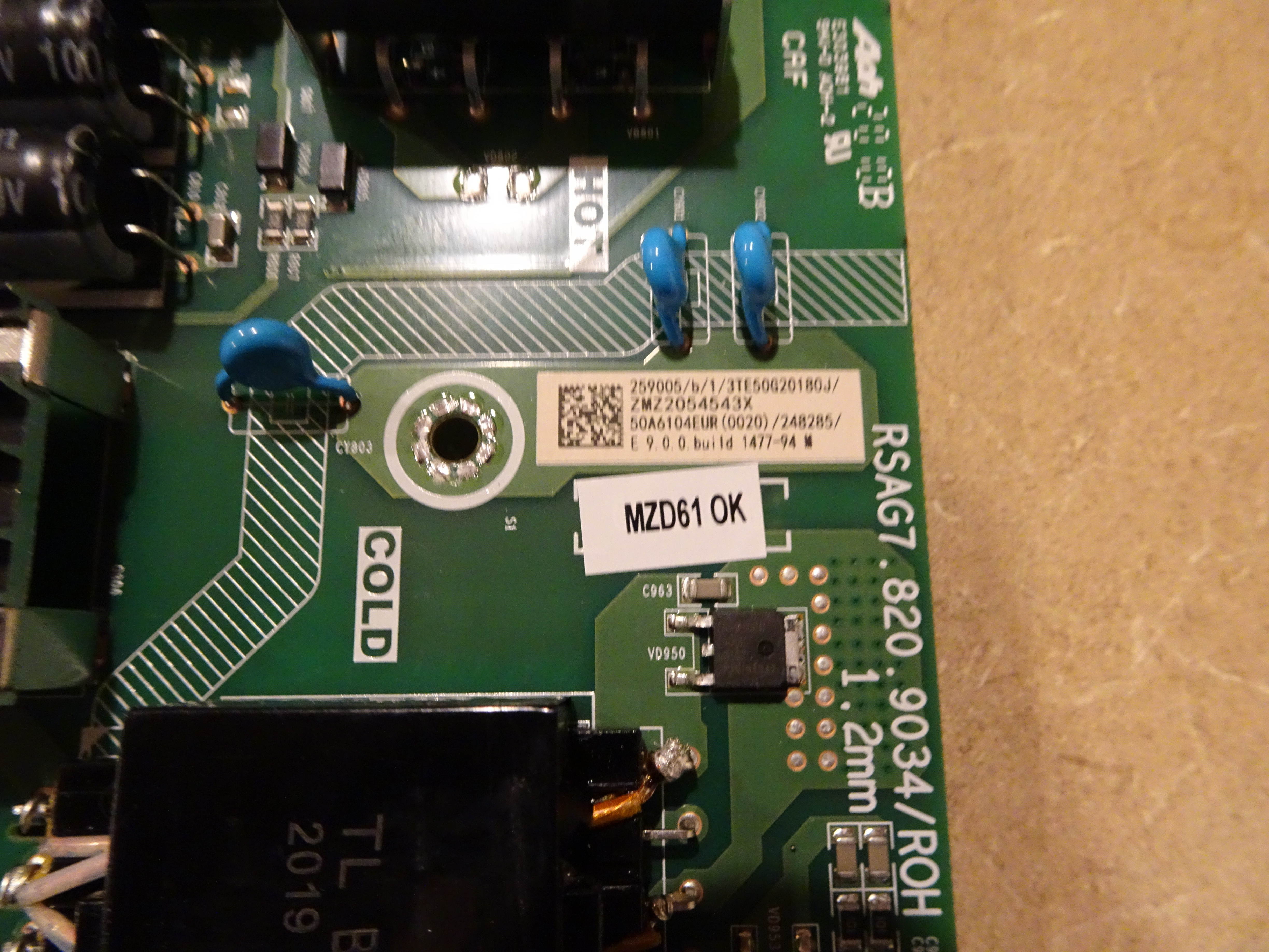 Hisense 50R7F Main Board (RSAG7.820.9034/ROH) 259005