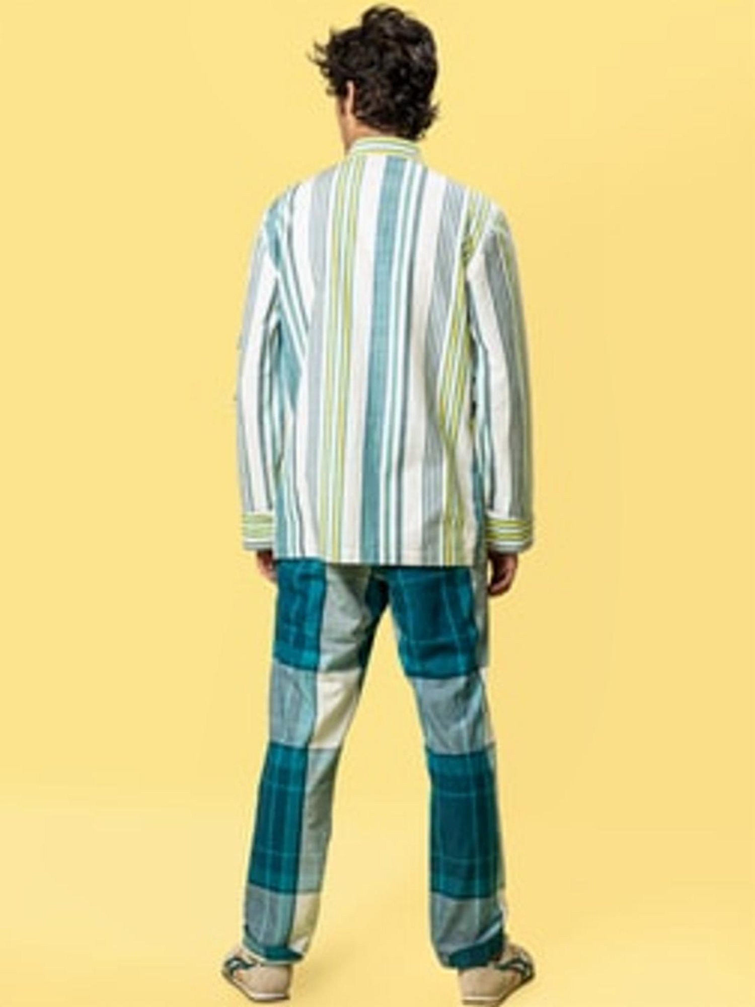 Anushe Pirani Teal Of Myriad Minds Safari Pants