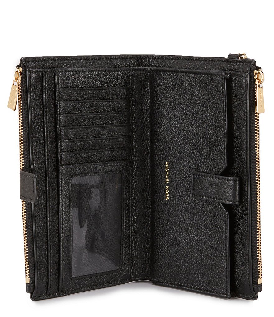 HOBO Link Leather Zip Wristlet