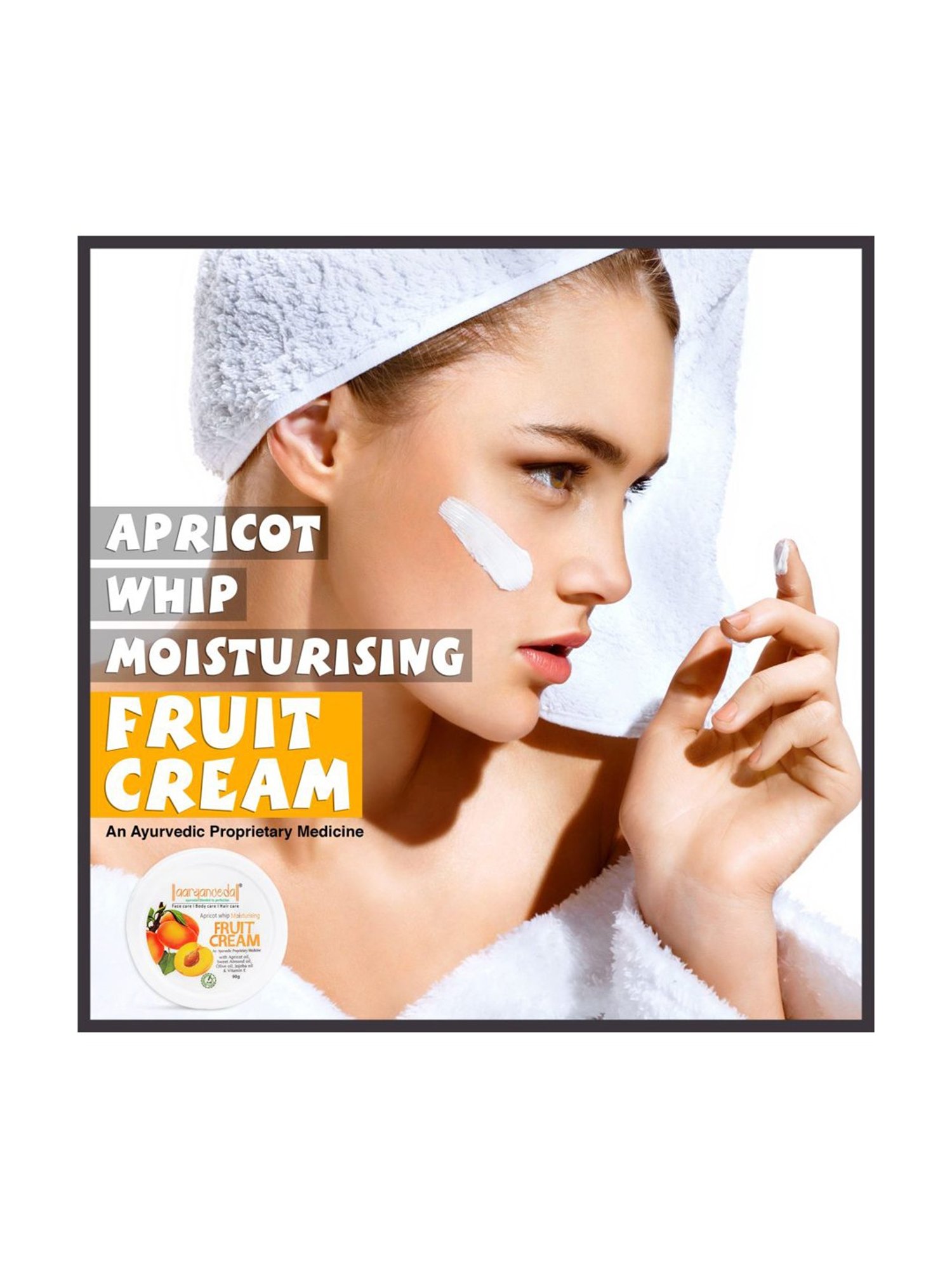 Aryanveda Unisex Apricot Whip Moisturising Cream (Pack of 5)