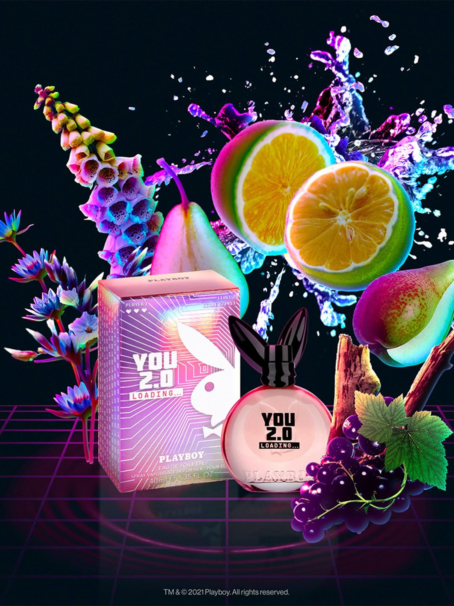 Playboy You 2.0 Loading Eau de Toilette For Her - 60 ml