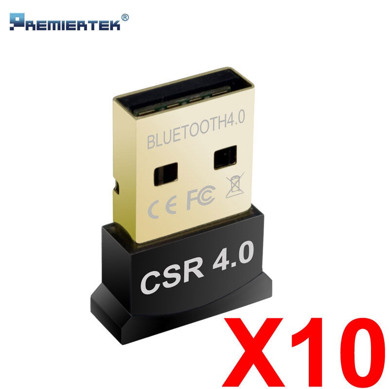 Lot of 10 Dual Mode Bluetooth 4.0 USB Dongle Low Energy CSR8510 WHOLESALE