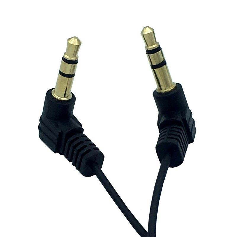0.6m 1/8" Stereo 3.5mmmale to MaleM/M90 Degree Plug  Audio Coiled Spiral Connect Cable Cord