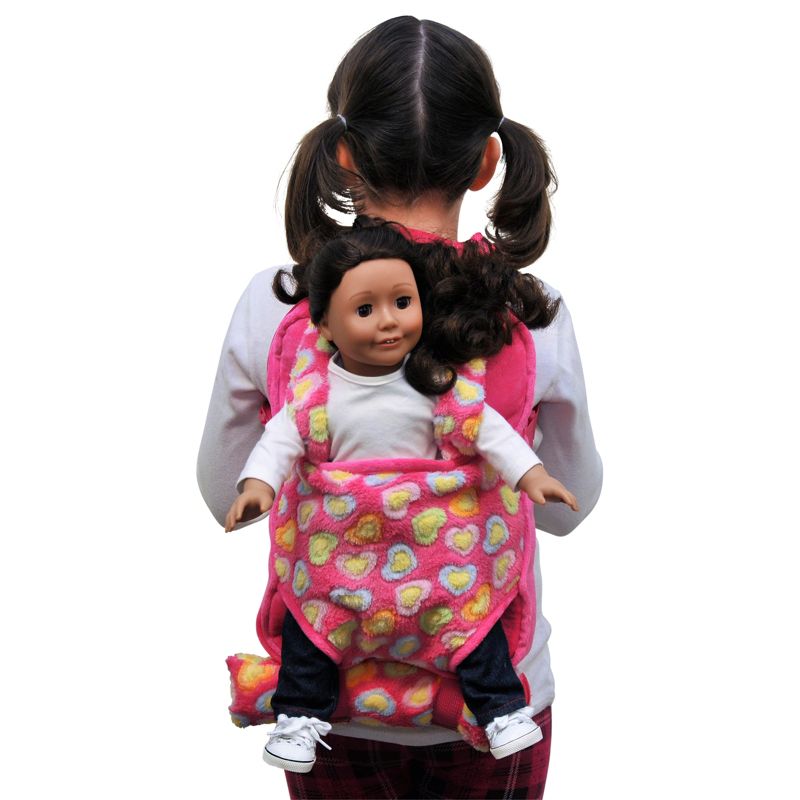 The Queen's Treasures 18" Doll Carrier & Accessory Set Pink