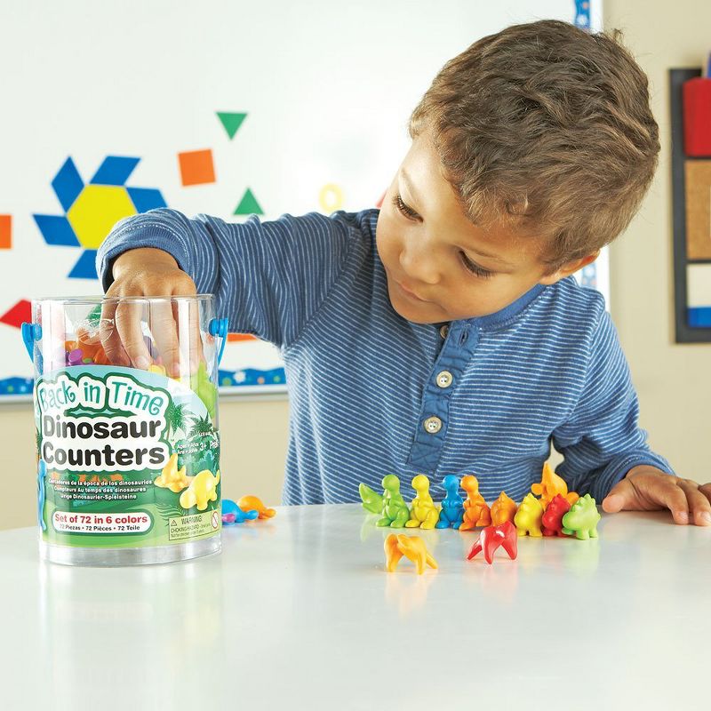 Learning Resources Back In Time Dinosaur Counters, Ages 5+