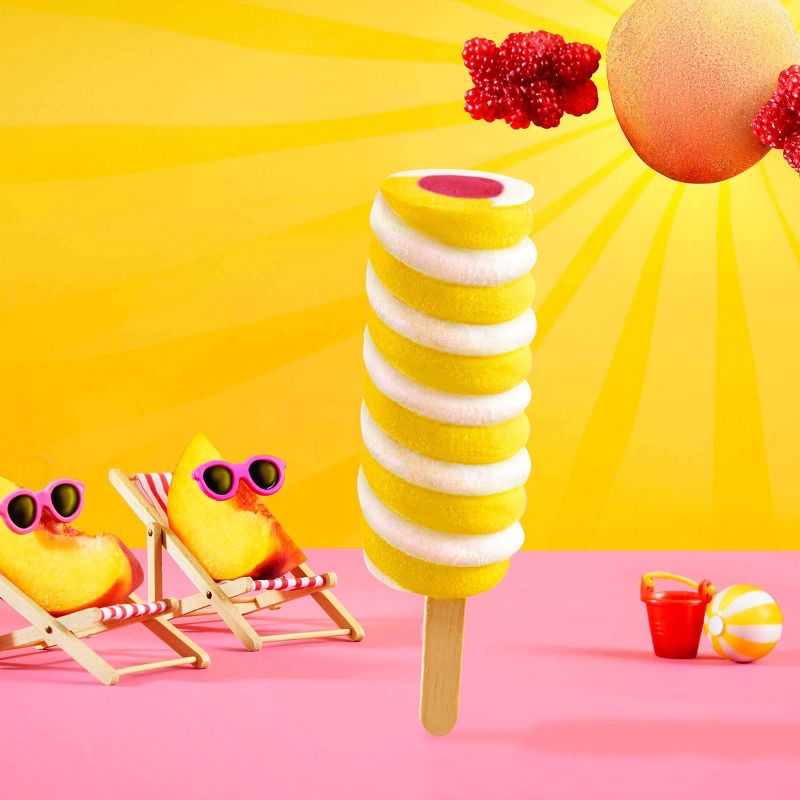 Popsicle Fruit Twister Raspberry Peach & Vanilla - 6ct/16.2oz