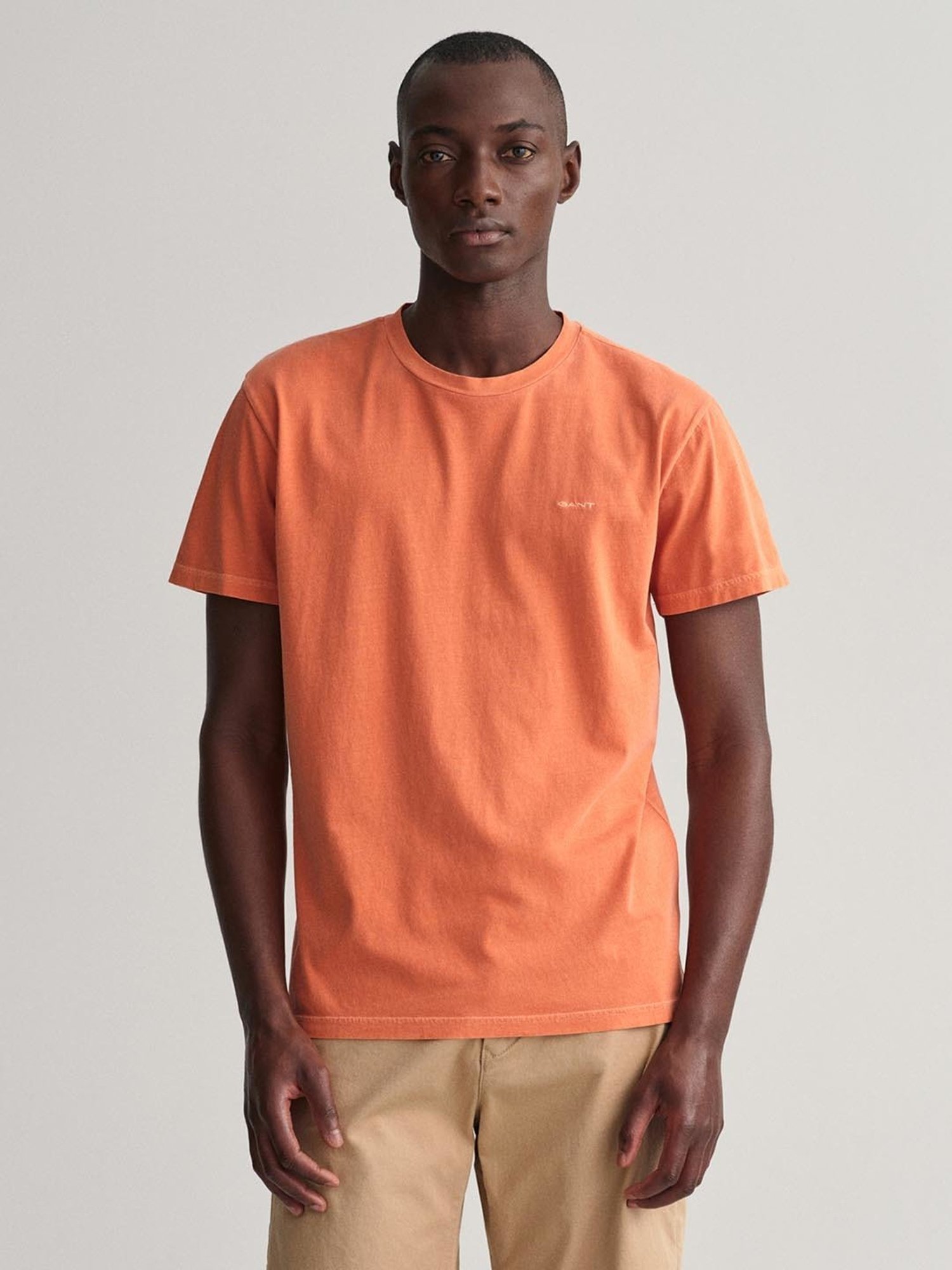 GANT Orange Cotton Modern Fit T-Shirt