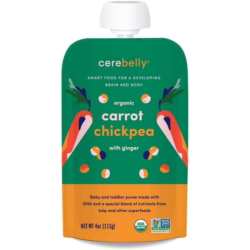 Cerebelly Clean Label Project Purity Award Winning, 10-11 Months Organic Baby Food Variety pk