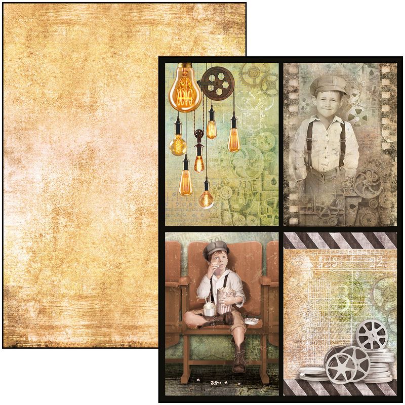 Ciao Bella Double-Sided Creative Pack 90lb A4 9/Pkg-Modern Times, 9 Designs/1 Each