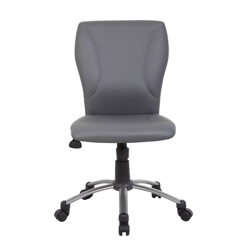 Tiffany CaressoftPlus Chair Gray - Boss Office Products