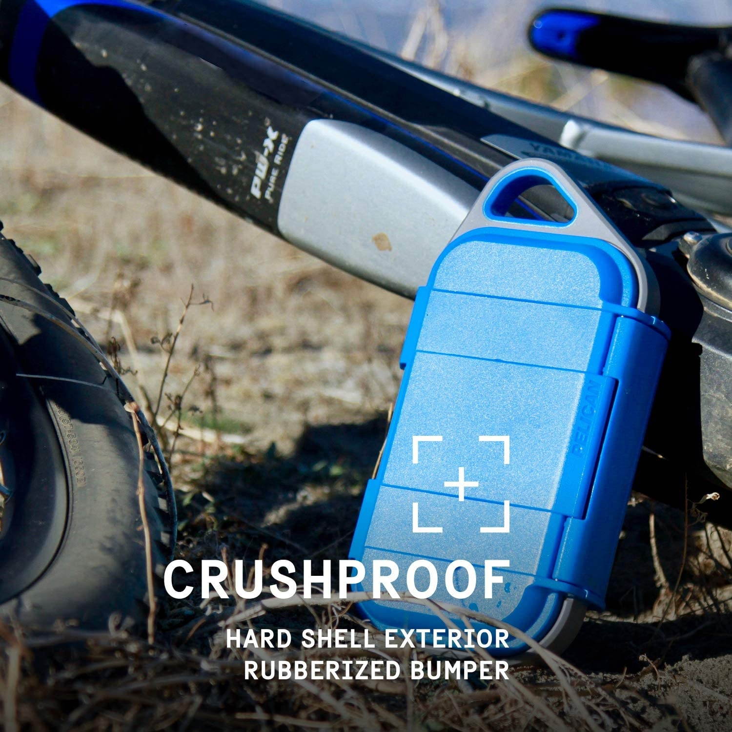 Pelican Go G40 Case - Waterproof Case (Slate/Teal) (GOG400-0000-GRY)