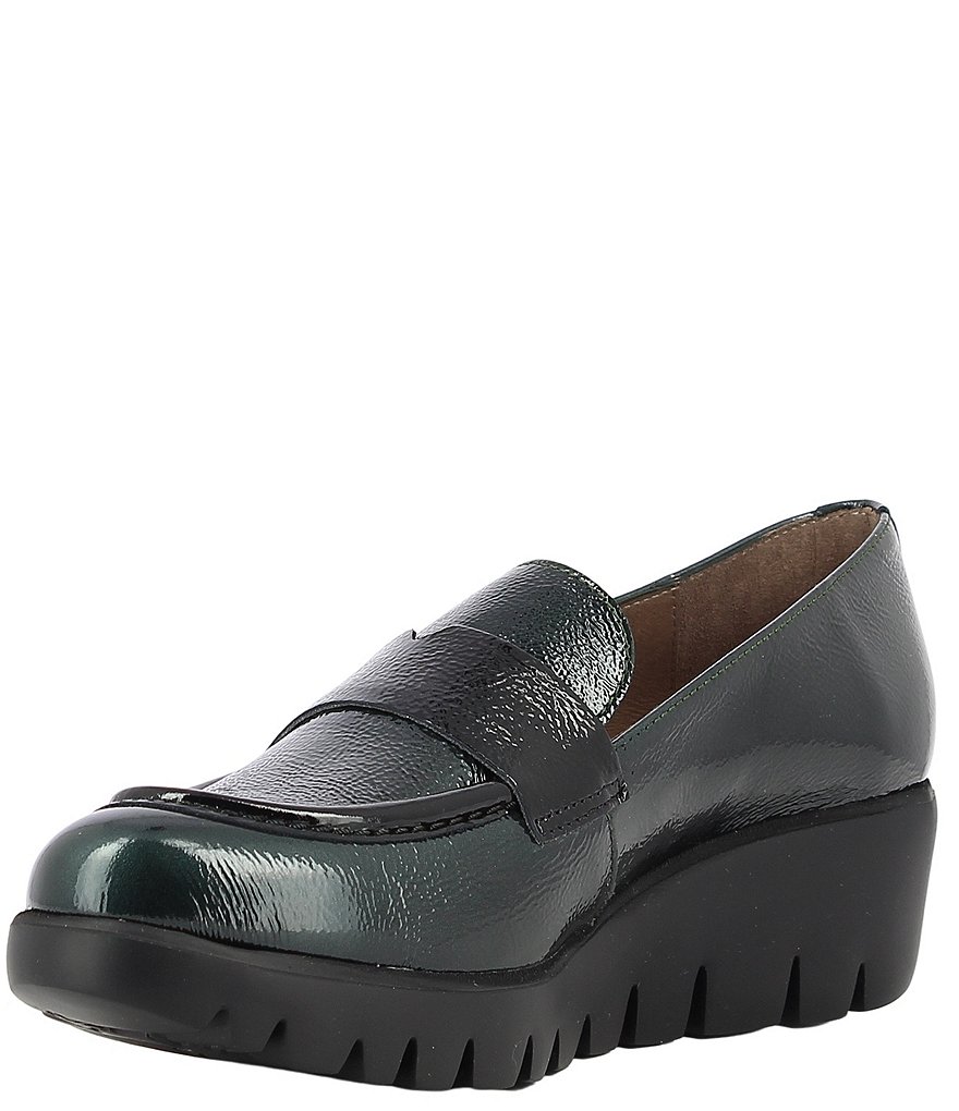Wonders Gema Patent Leather Lightweight Penny Loafers
