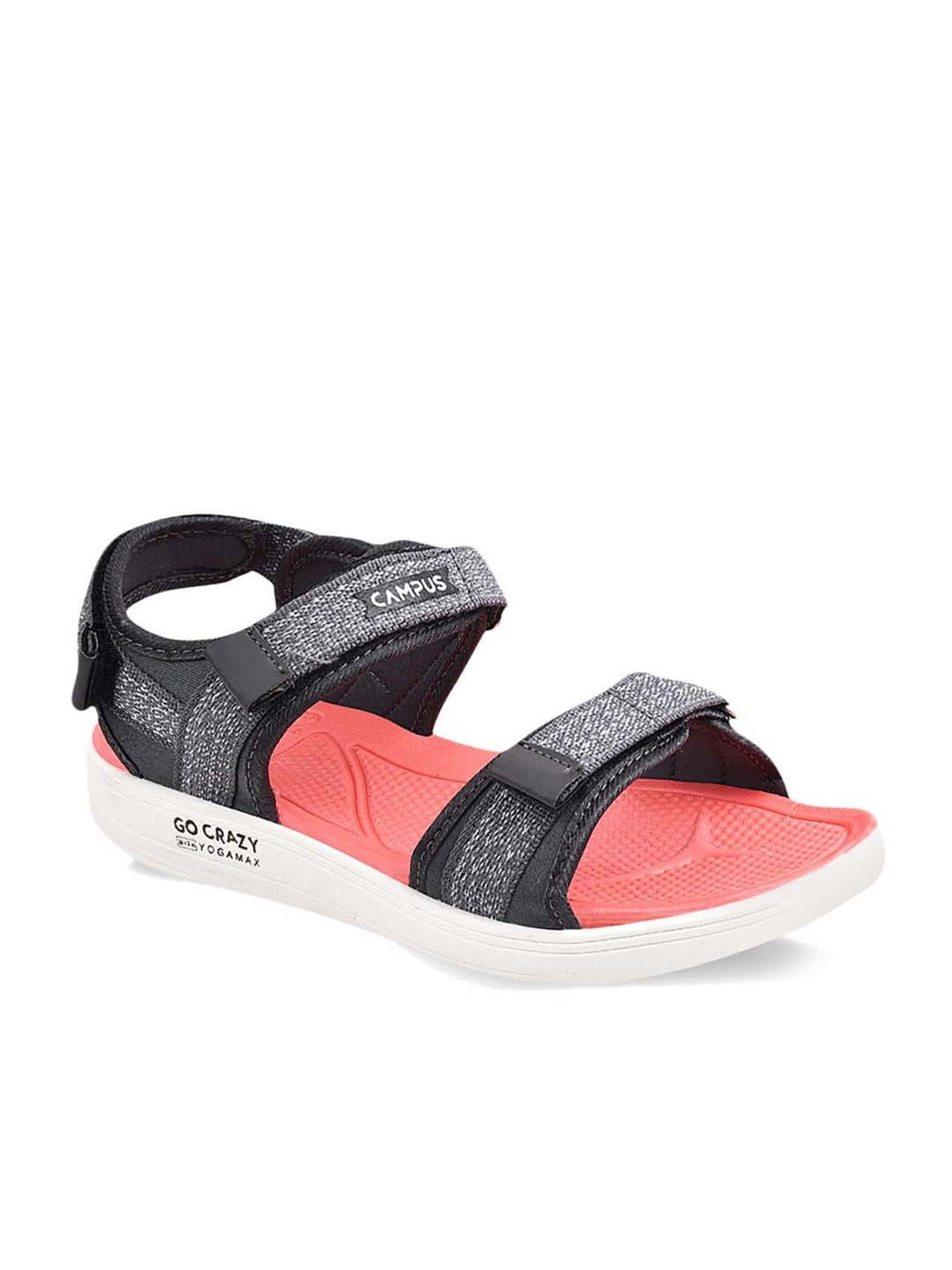 Campus Women's Grey Floater Sandals