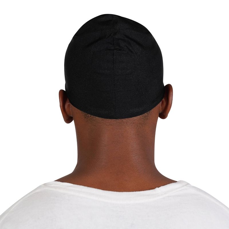 Annie Spandex Black Skull Cap