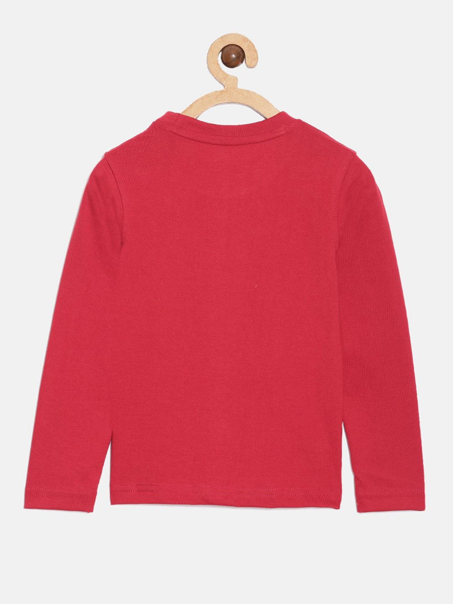 Dixcy Scott Originals Kids Red Graphic Print Full Sleeves T-Shirt