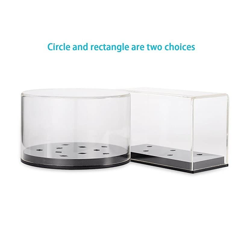 Headshell Cartridge Keeper Phono Shell Case Acrylic Box Turntable Record Player Stylus Holder Rectangle