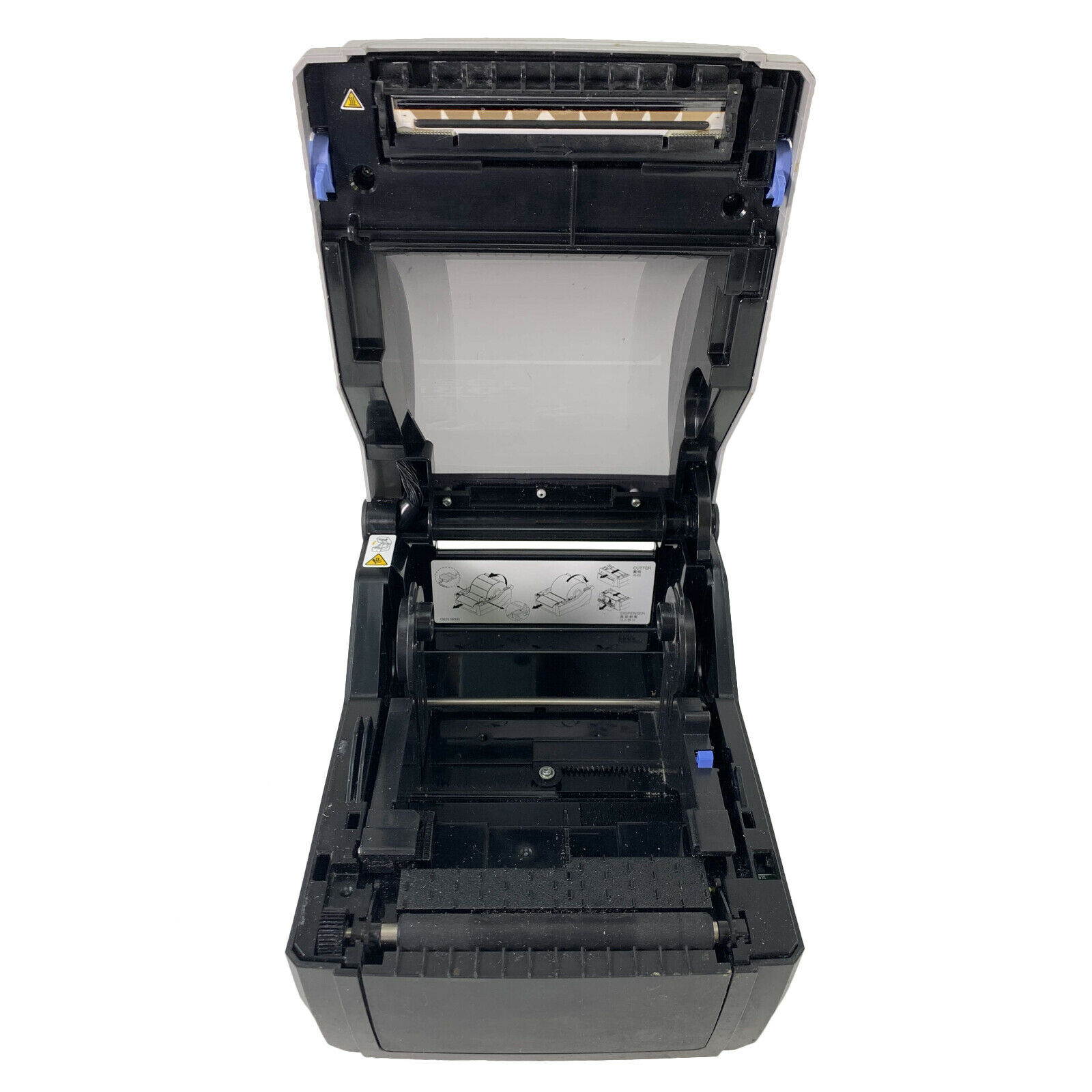 Small Portable Shipping Thermal Transfer Label Printer 4x6 SATO CG412DT LAN 300 dpi WWCG15041 with AC Adapter