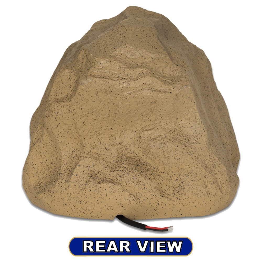 Theater Solutions 10R6S Outdoor Sandstone 6.5" Rock 10 Speaker Set for Deck Pool Spa Yard Garden