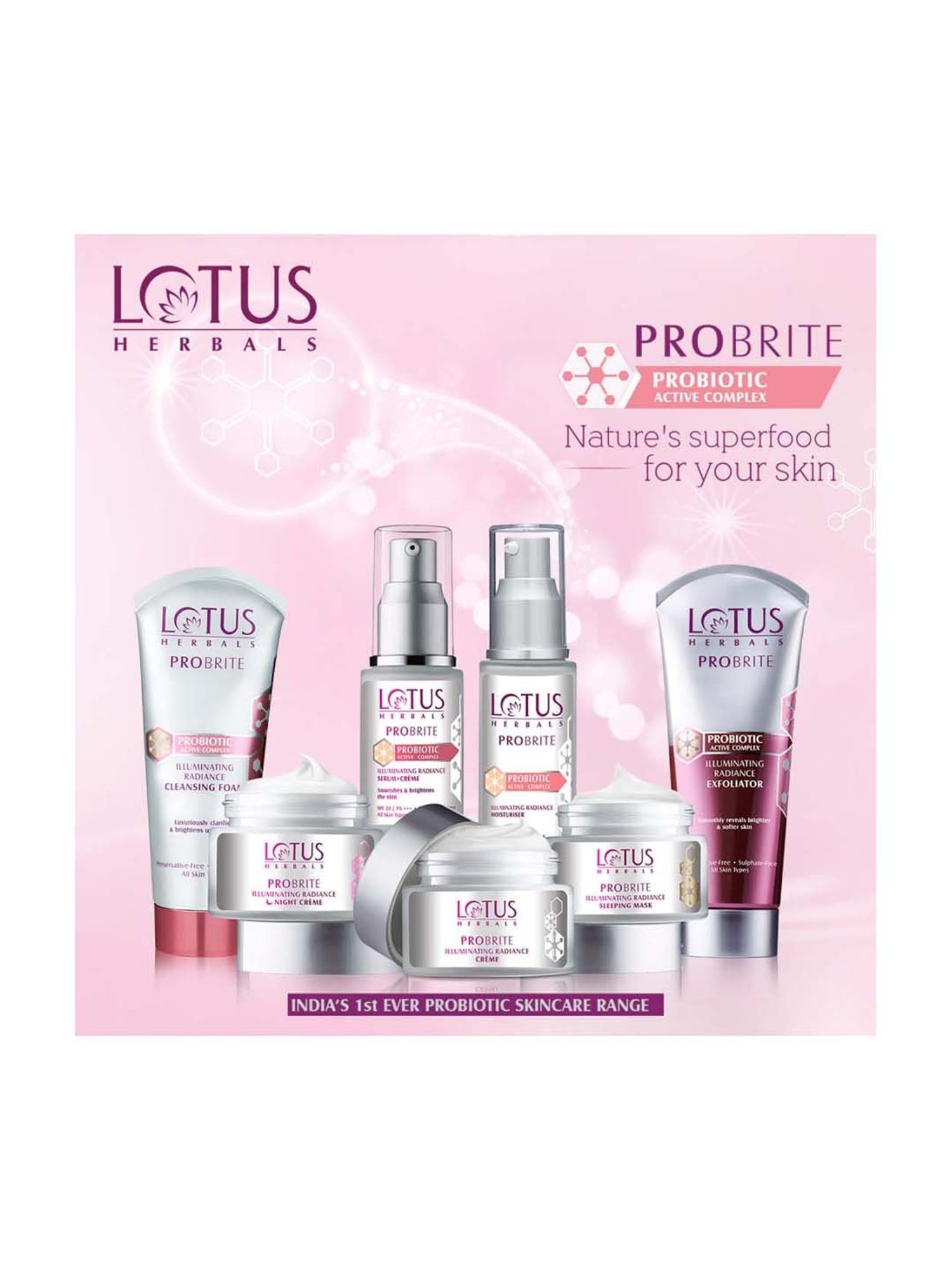 Lotus Herbals Illuminating Radiance Cleansing Foam - 100 gm