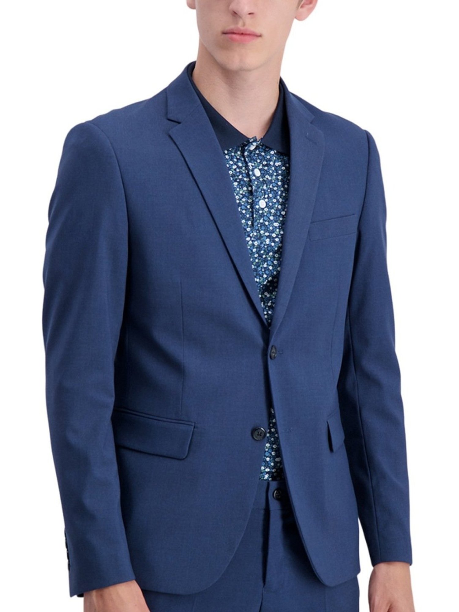 Lindbergh Blue Slim Fit Two Piece Suit