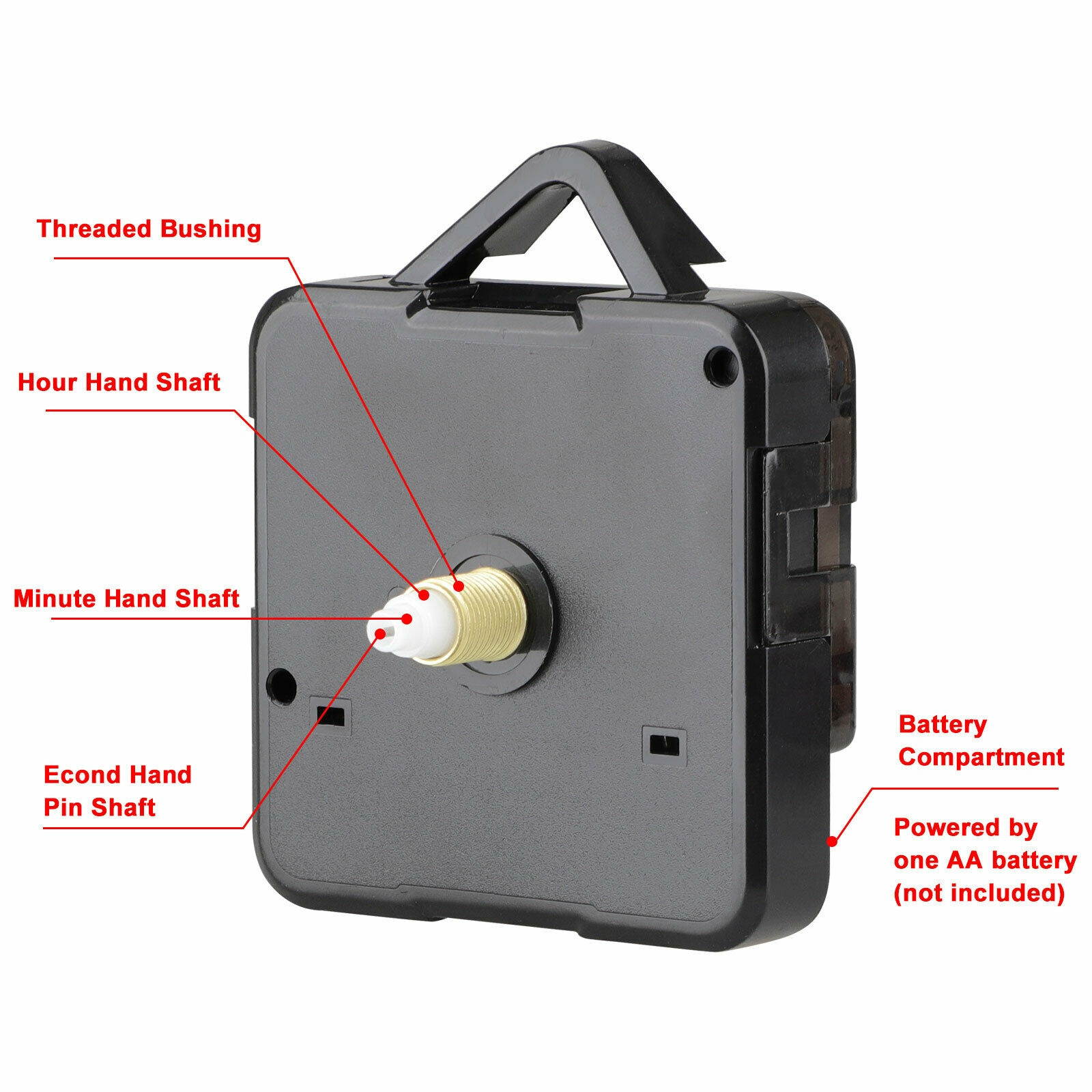 DIY Replacement Wall Clock Quartz Movement Mechanism Hands Repair Parts Tool Set