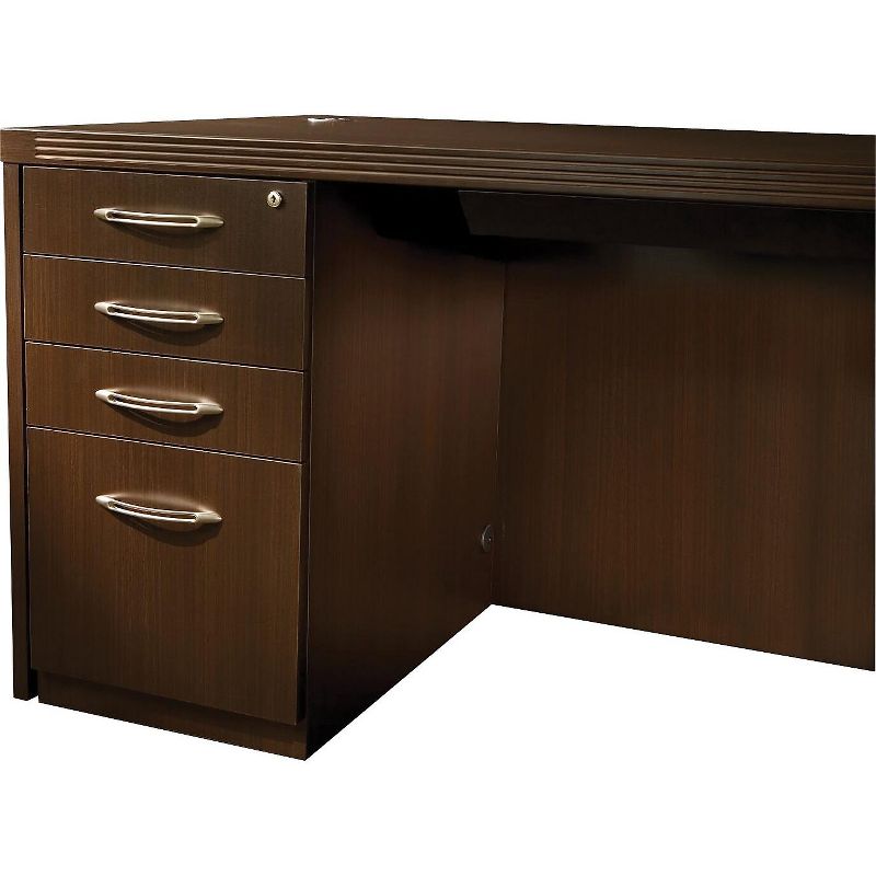 Safco Single Ped Credenza Pencil/Box/Box/File Mocha 27 1/2Hx15 1/4Wx20D APBBF20LDC