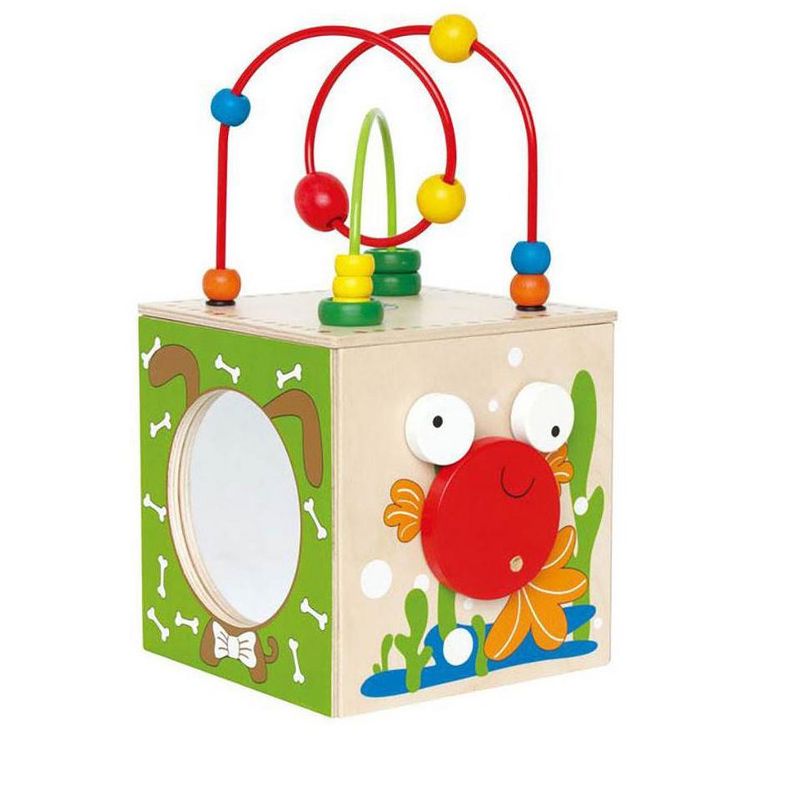 Hape Kids Educational Wooden Discovery Box Bead Maze Activity Center Baby Toy