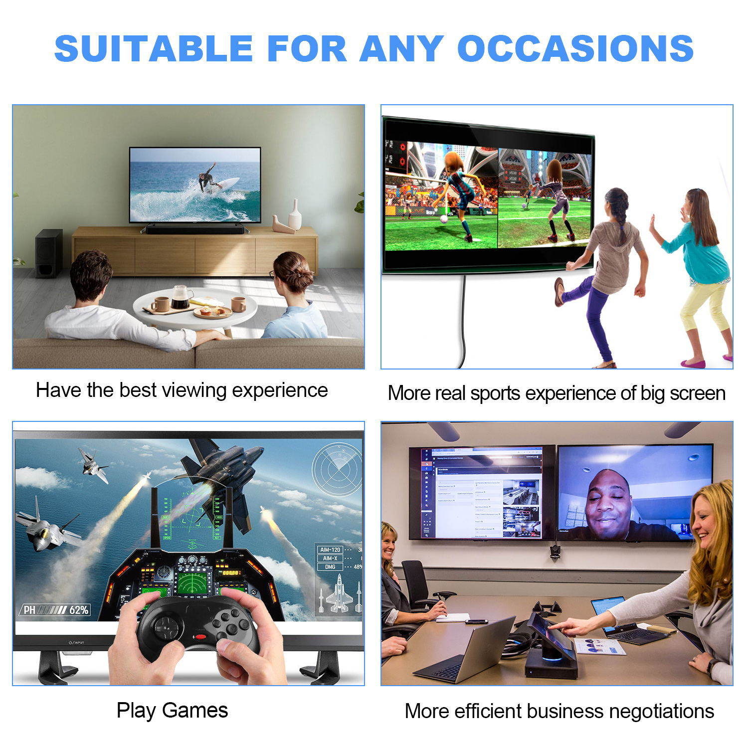 CableDeconn 8K HDMI Fiber Optic Cable Real UHD HDR 8K 48Gbps 8K@60Hz 4K@120Hz  HDMI 2.1 Support 3D HDCP2.2 HDMI Cable for PS4 SetTop Box HDTVs Projectors 5m 16.5ft