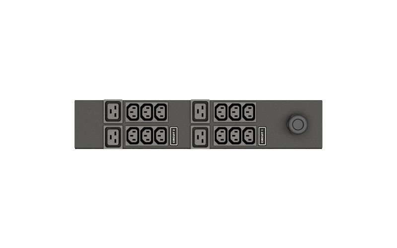 Vertiv Geist Rack PDU, Monitored, Horizontal, 30A, 208V, (12)C13/(4)C19 - Monitored - 12 x IEC 60320 C13, 4 x IEC 60320 C19 - 230 V - Horizontal