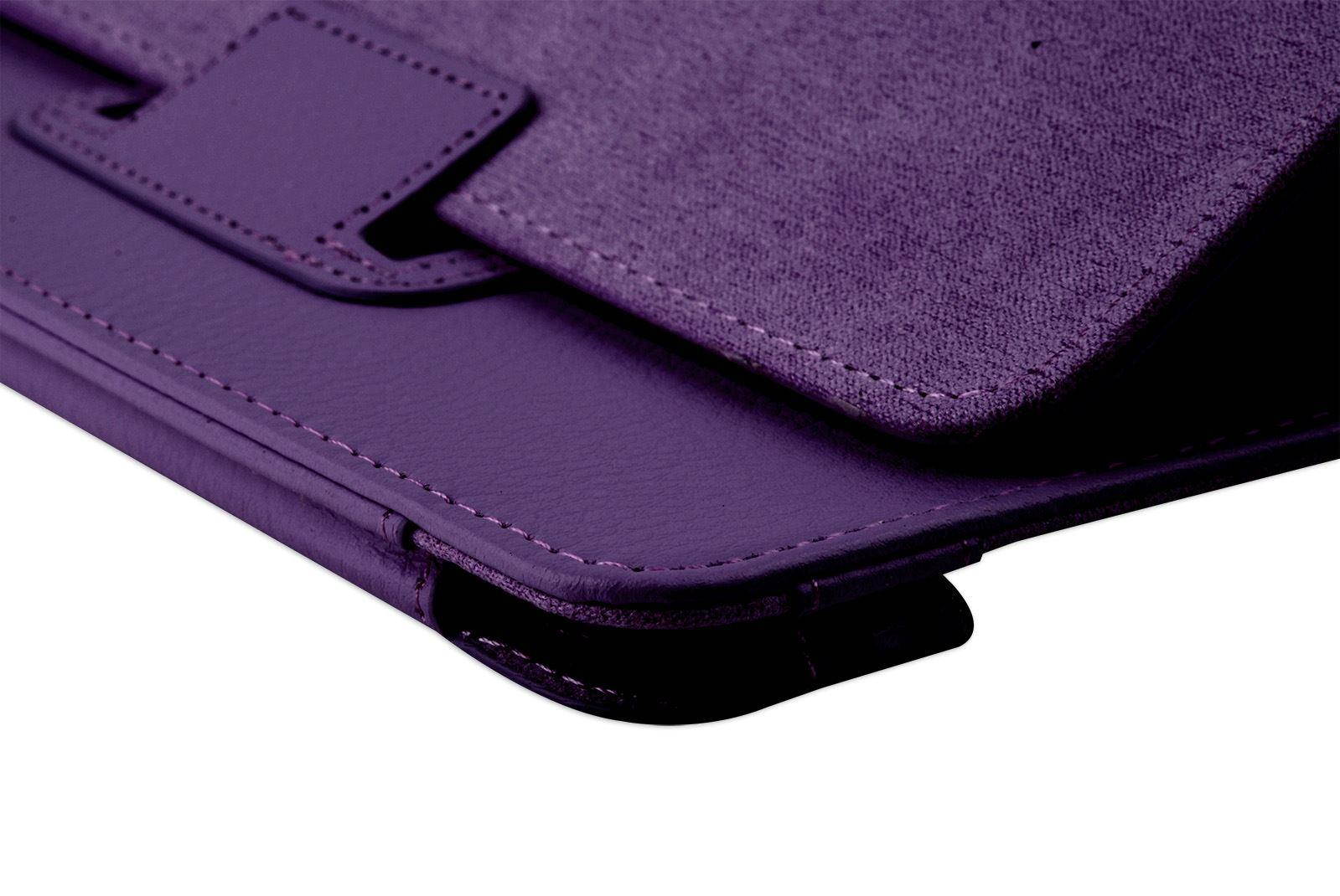 Hellfire Trading Magnetic PU Leather Case Cover for Samsung Galaxy Tab 4 8" T330 - Black