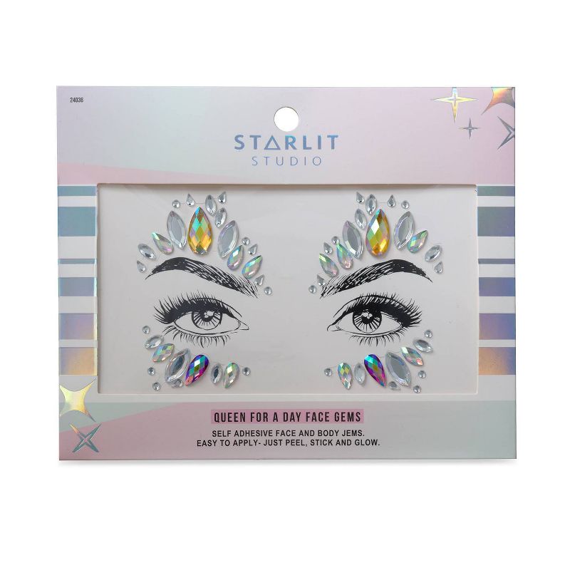Starlit Studio Face Gems - Queen for a Day - 4oz