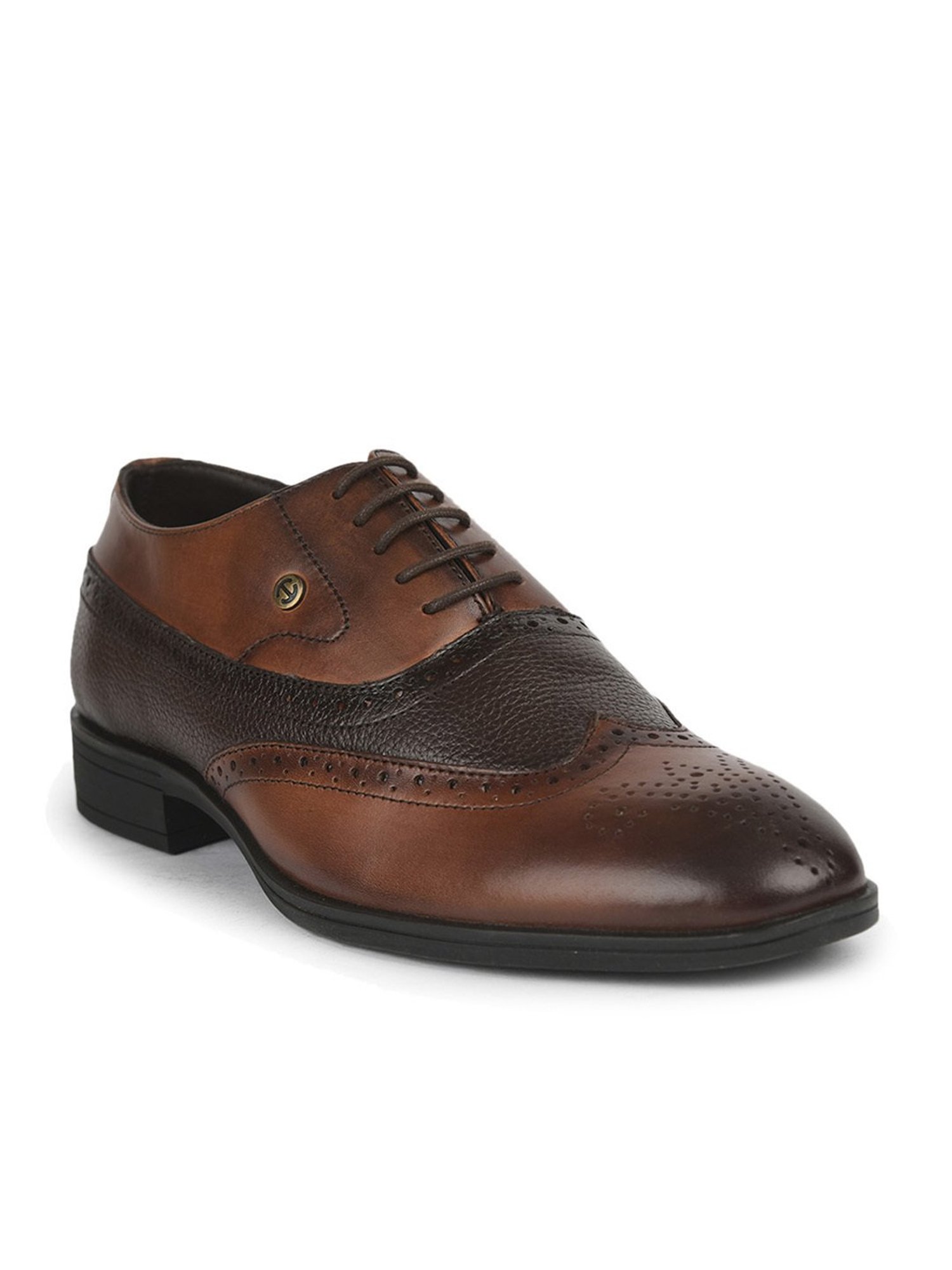 Healers by Liberty Men's Brown Brogue Shoes