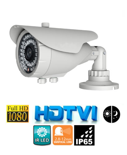 2 megapixel 1080P HD-TVI security IR bullet camera 2.8~12mm varifocal lens IP65