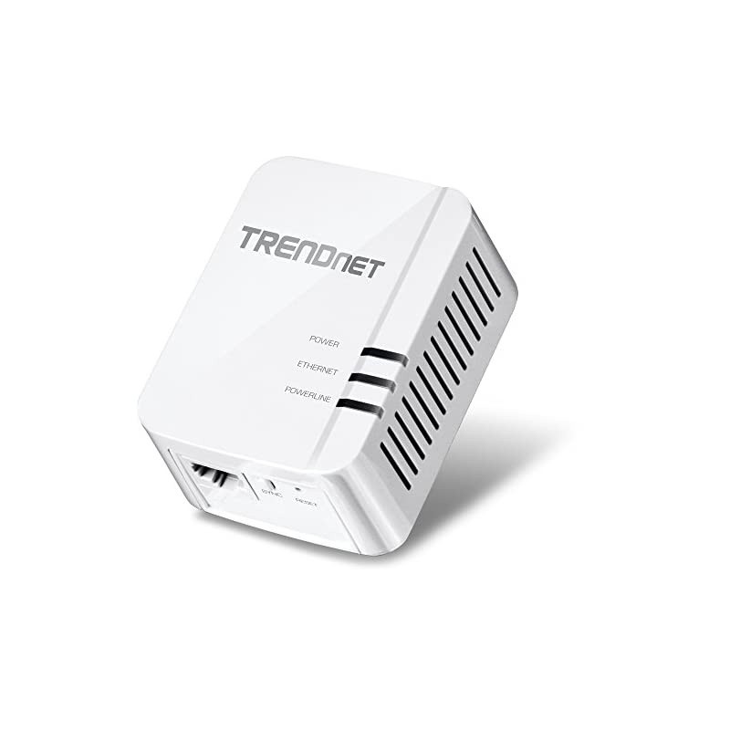Powerline 1300 AV2 Adapter IEEE 19051 IEEE 1901 Gigabit Port Range Up to 300m 984 ft TPL422E White