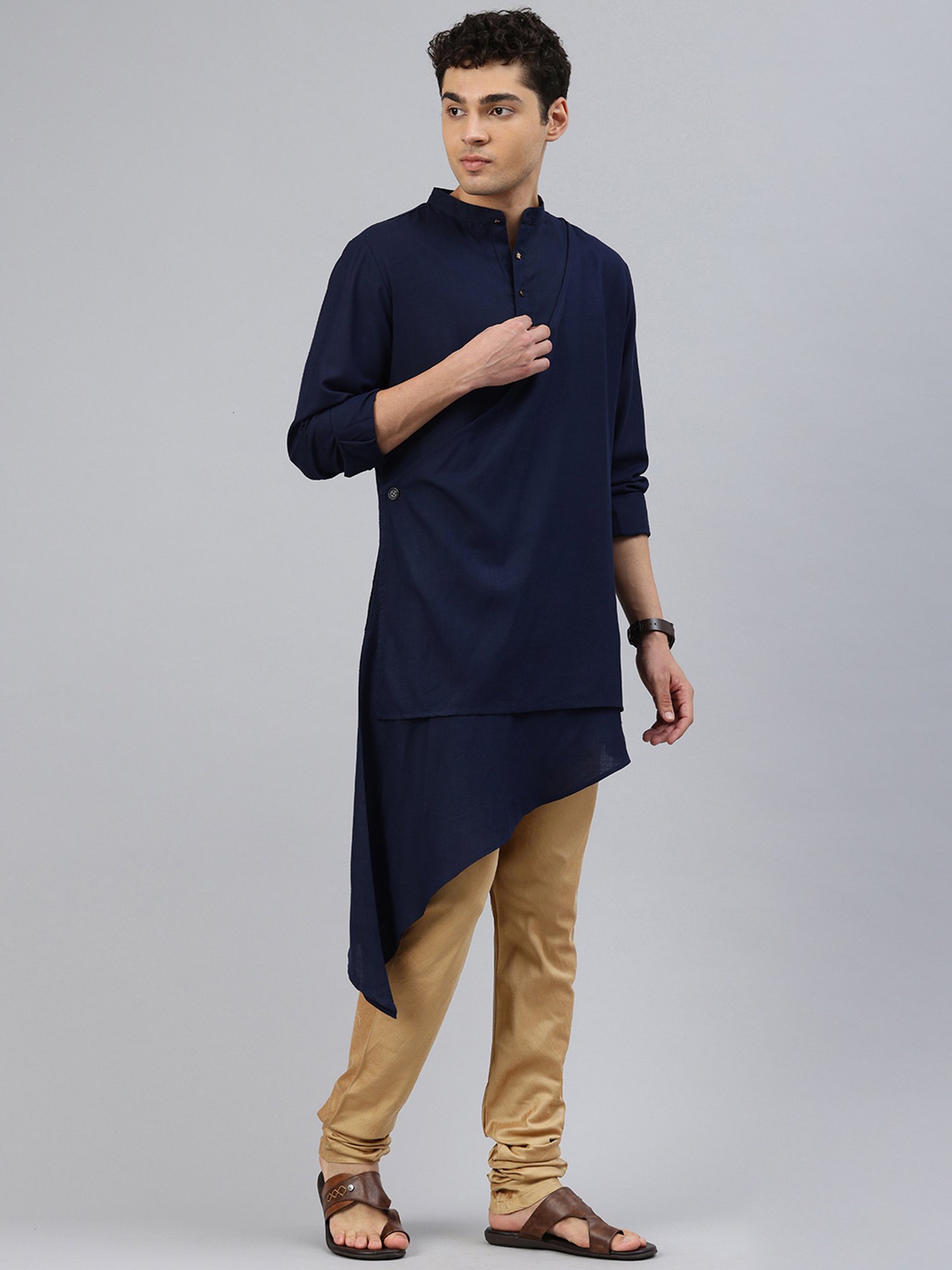 Manthan Brown Regular Fit Churidars