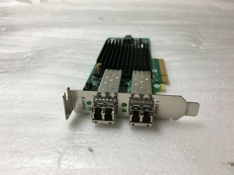 SUN EMULEX PCI-E P002181-08A 371-4306-01 DUAL PORT FIBRE CHANNEL LPE12002