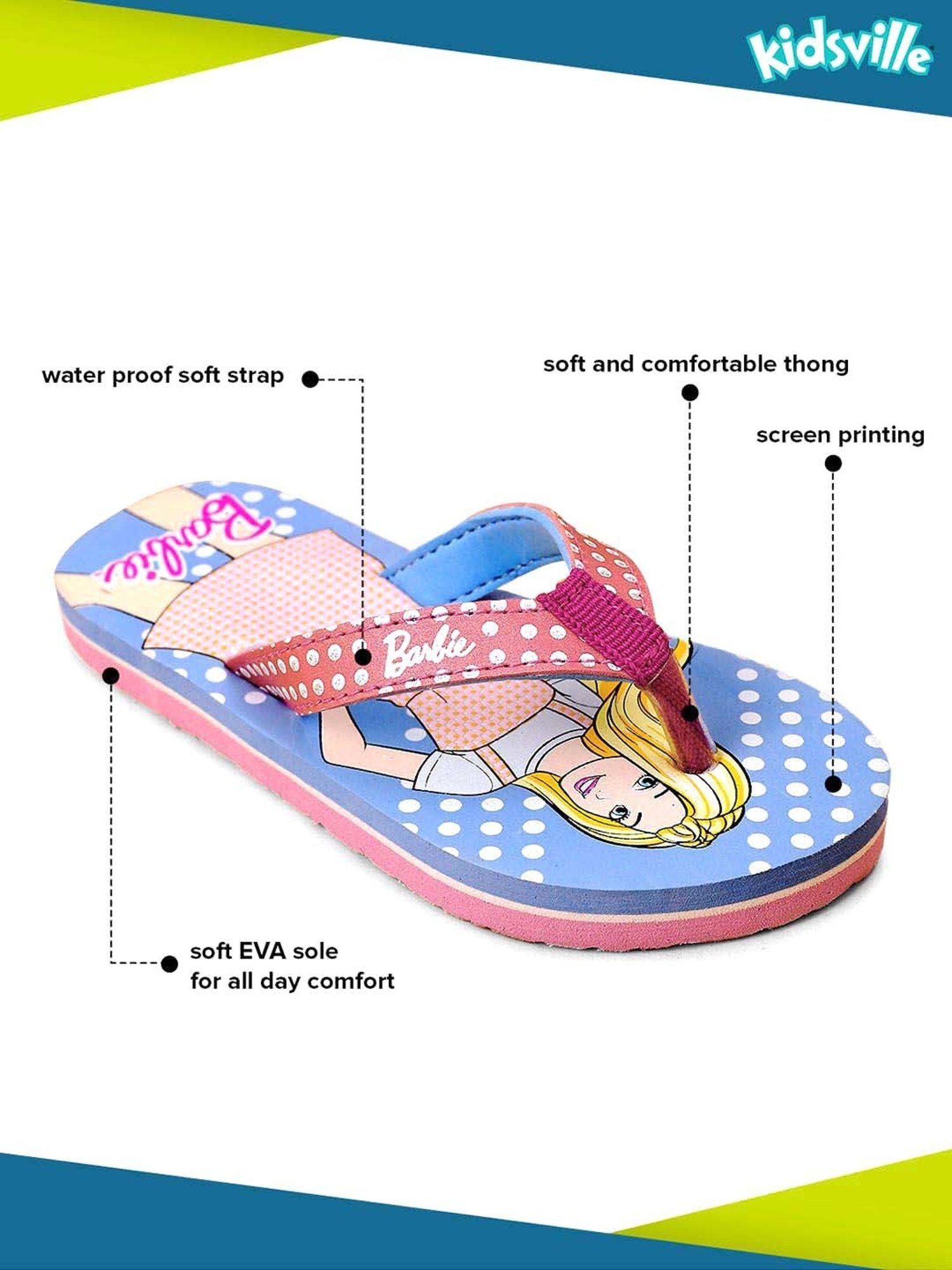 Passion Petals Kids Pink Sling Back Clogs