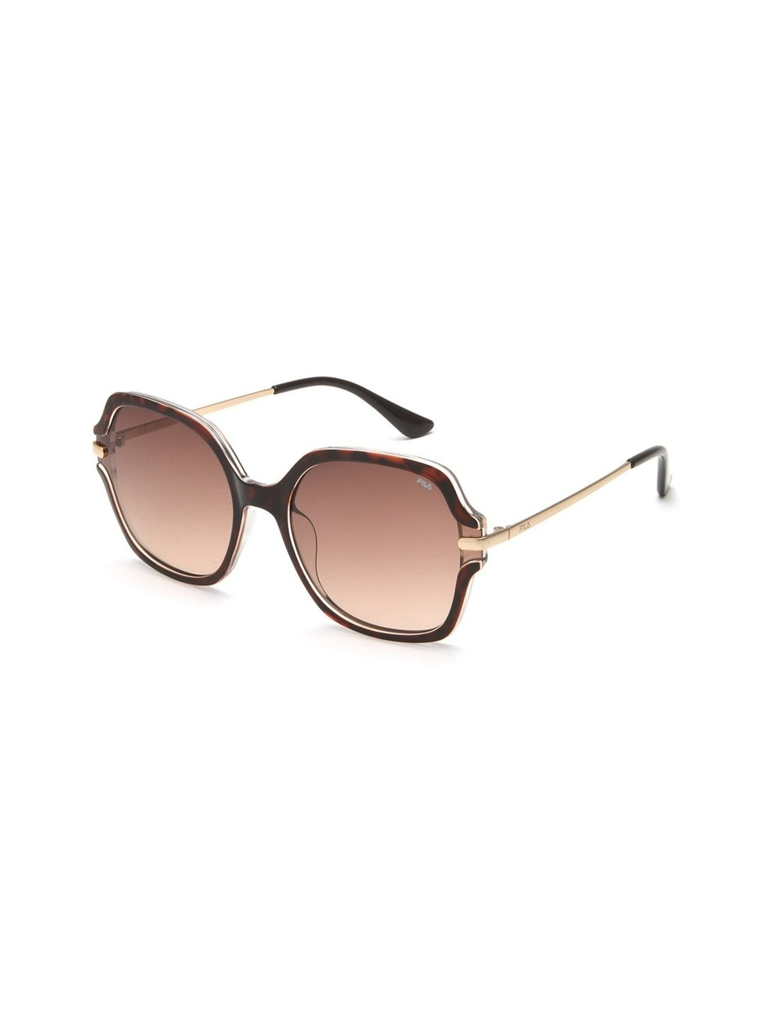 Fila Brown Square Sunglasses for Women