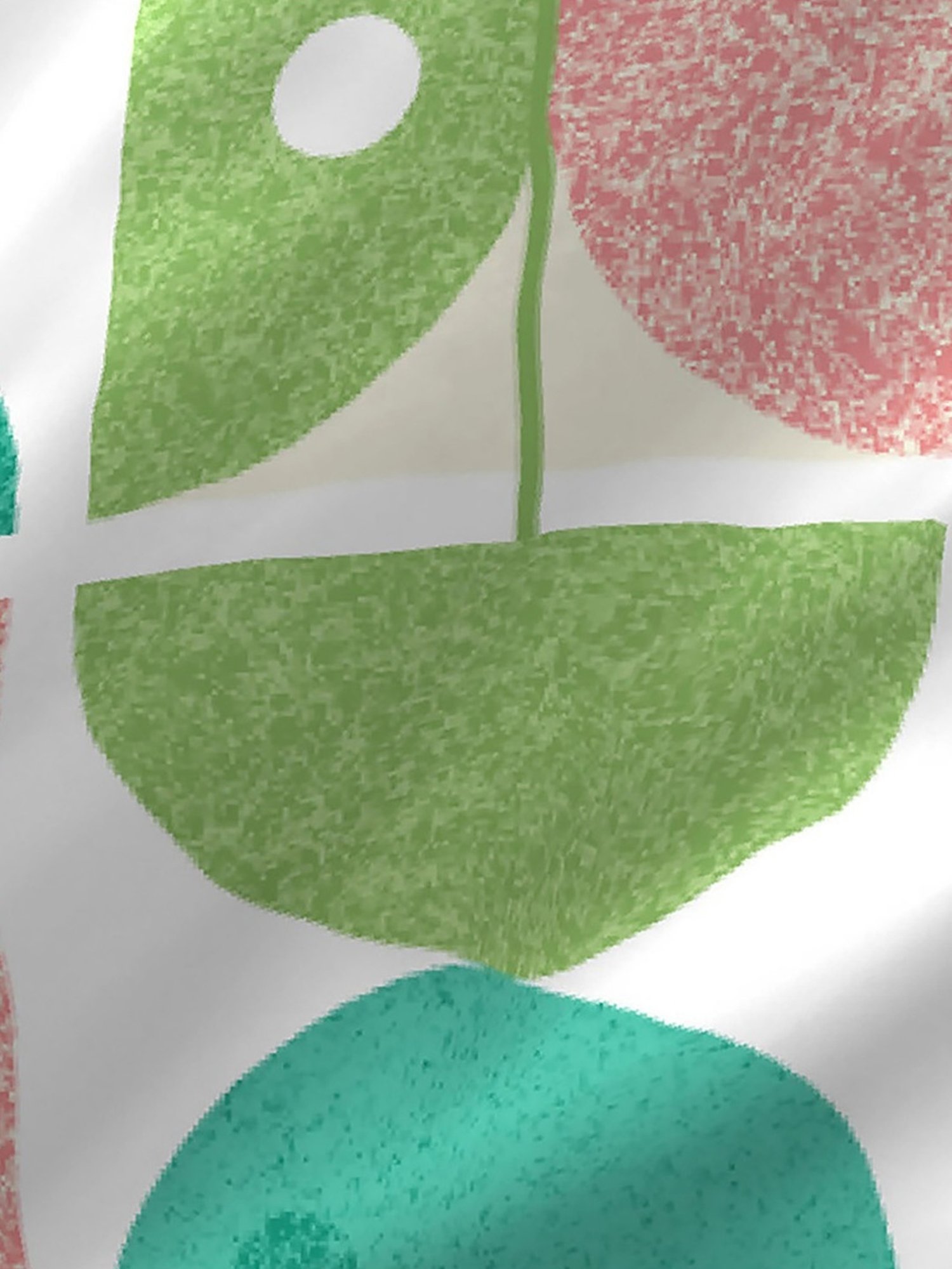 Layers Duracount Geometric Multicolor 225 TC Cotton Queen Bed Sheet with 2 Pillow Covers