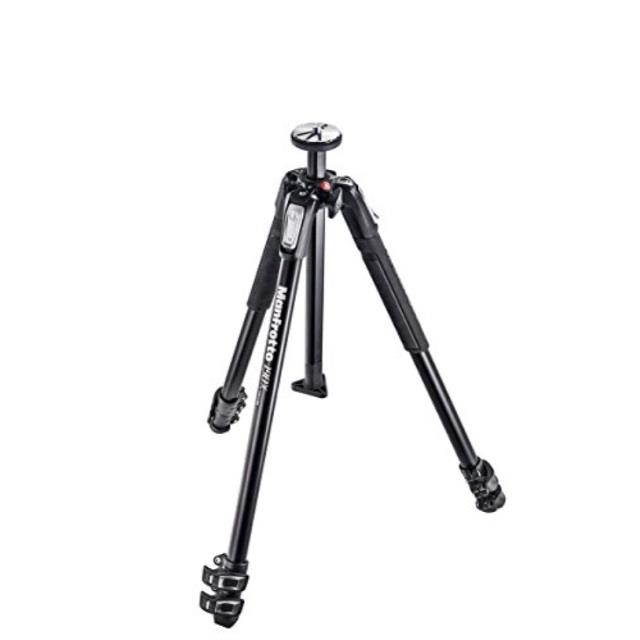 Manfrotto MT190X3 190X 3 Section Aluminum Tripod (Black)
