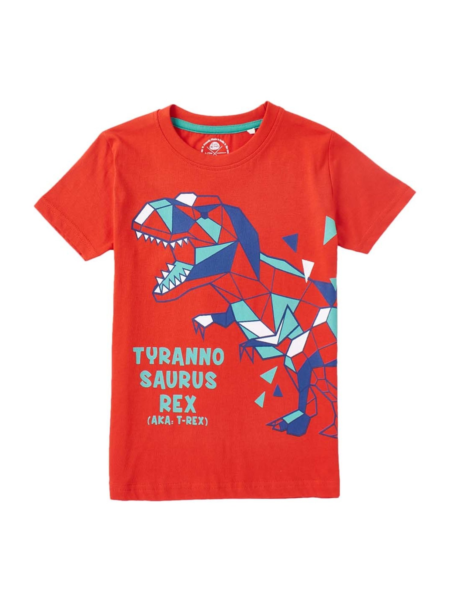 Cub McPaws Kids Multicolor Cotton Printed T-Shirt (Pack of 3)