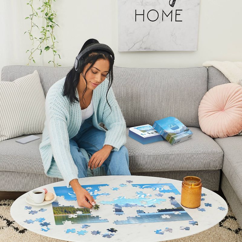 Spin Master Calm App: Jasper Lake Jigsaw Puzzle - 300pc